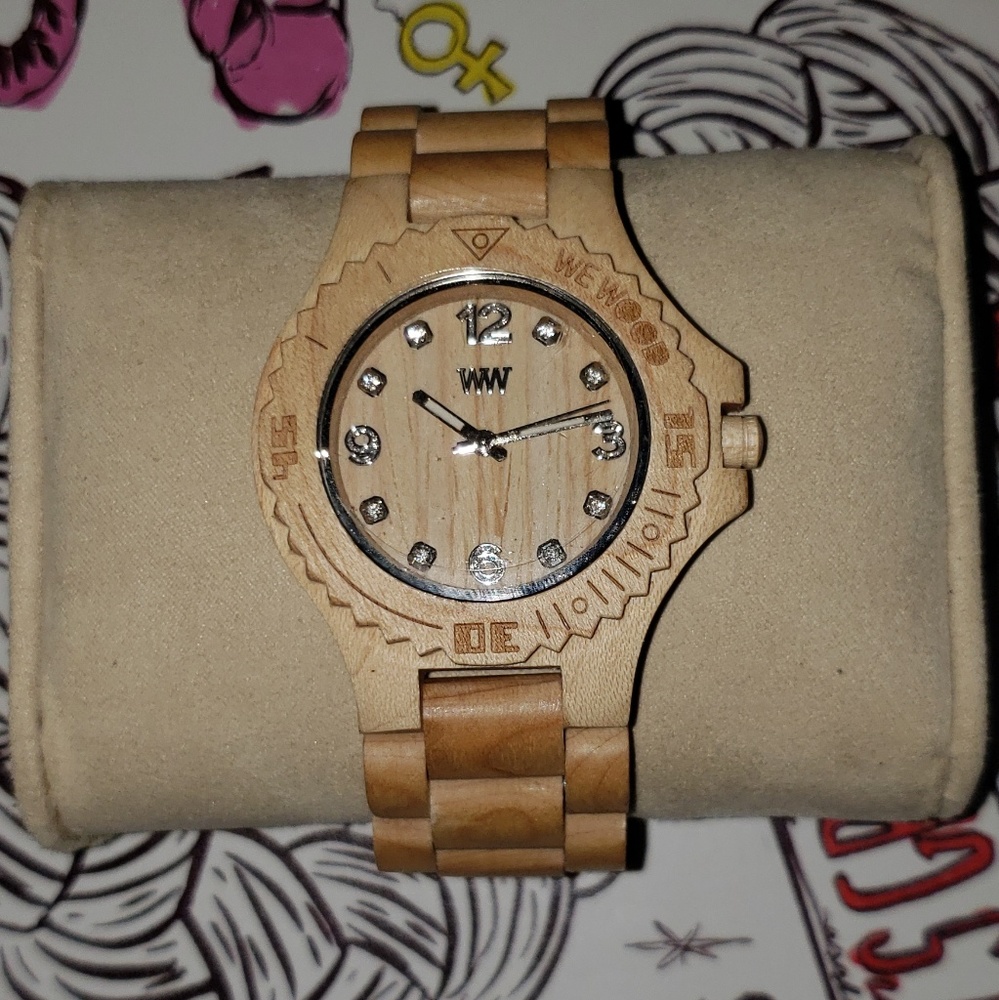 WeWood Maple Beige Date Watch